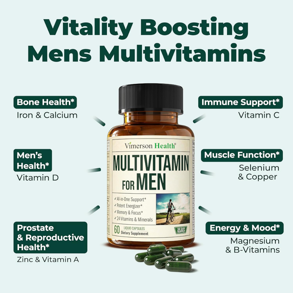 MULTIVITAMIN FOR MEN - LIQUID CAPSULES