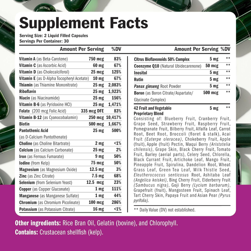 MULTIVITAMIN FOR WOMEN - LIQUID CAPSULES