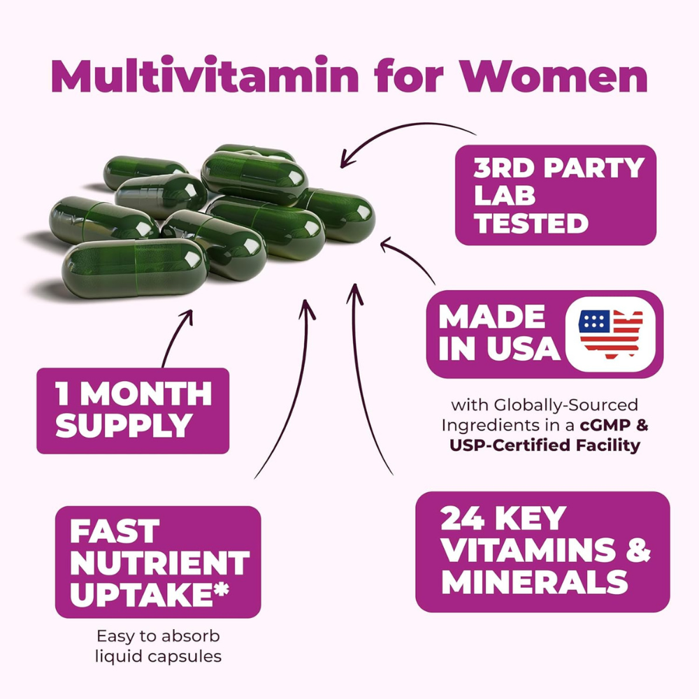 MULTIVITAMIN FOR WOMEN - LIQUID CAPSULES