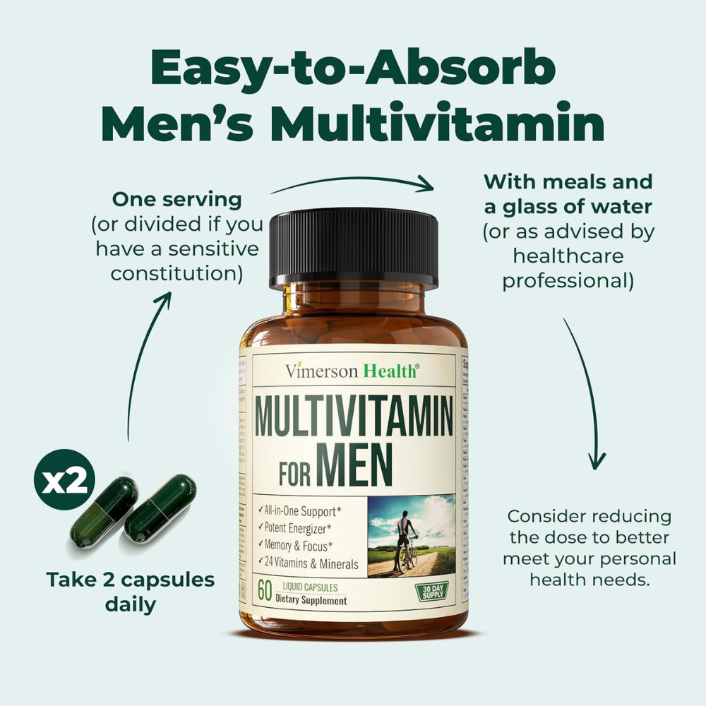 MULTIVITAMIN FOR MEN - LIQUID CAPSULES