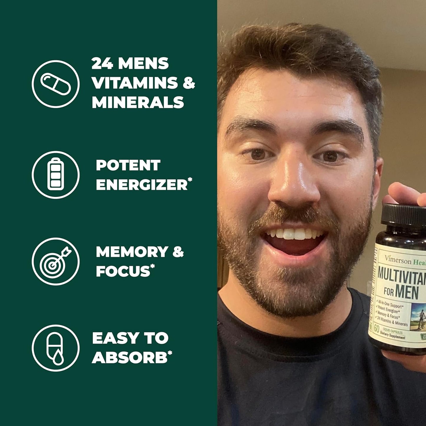 MULTIVITAMIN FOR MEN - LIQUID CAPSULES