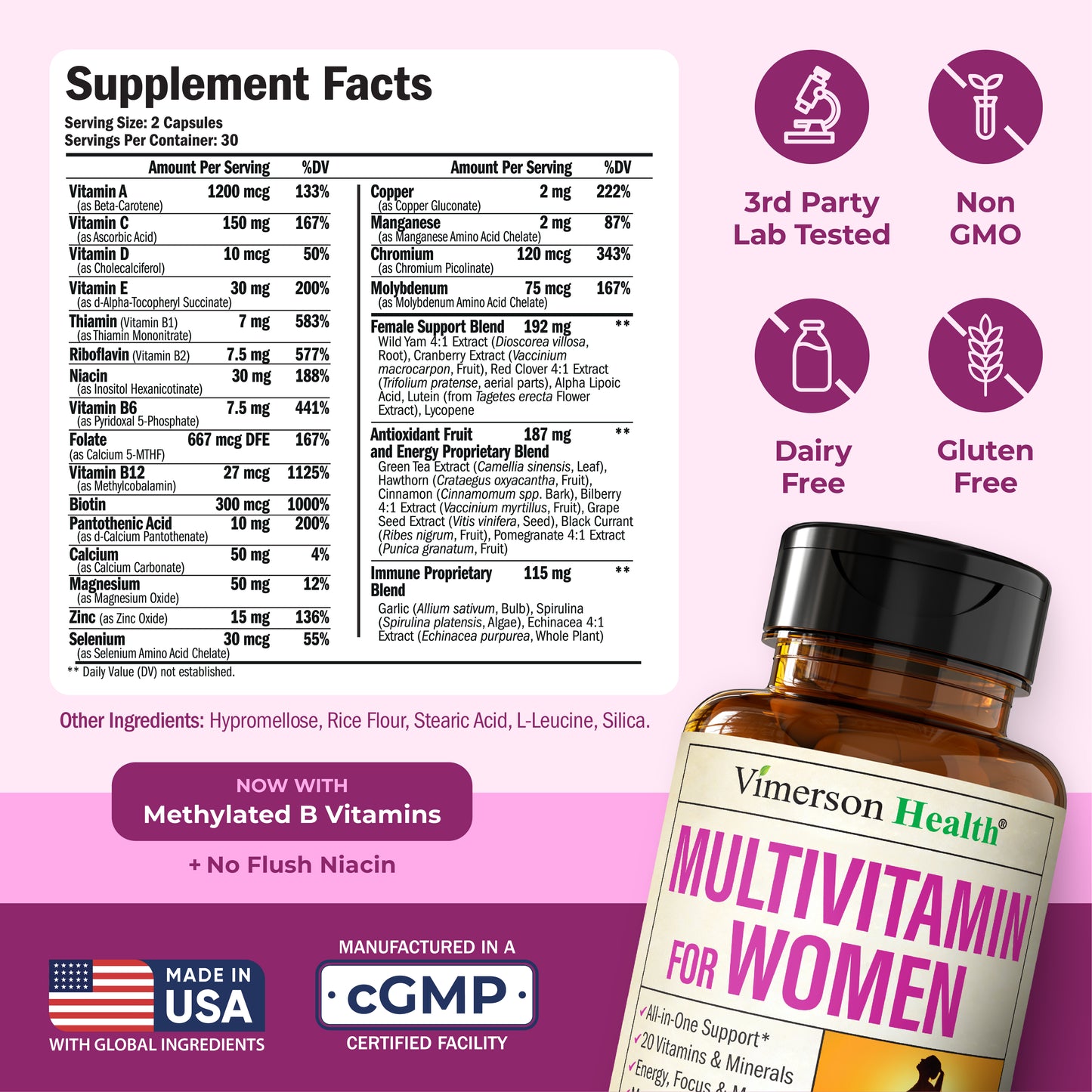 MULTIVITAMIN FOR WOMEN SUPPLEMENT