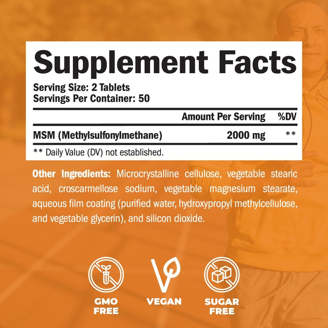 MSM 2000 MG SUPPLEMENT