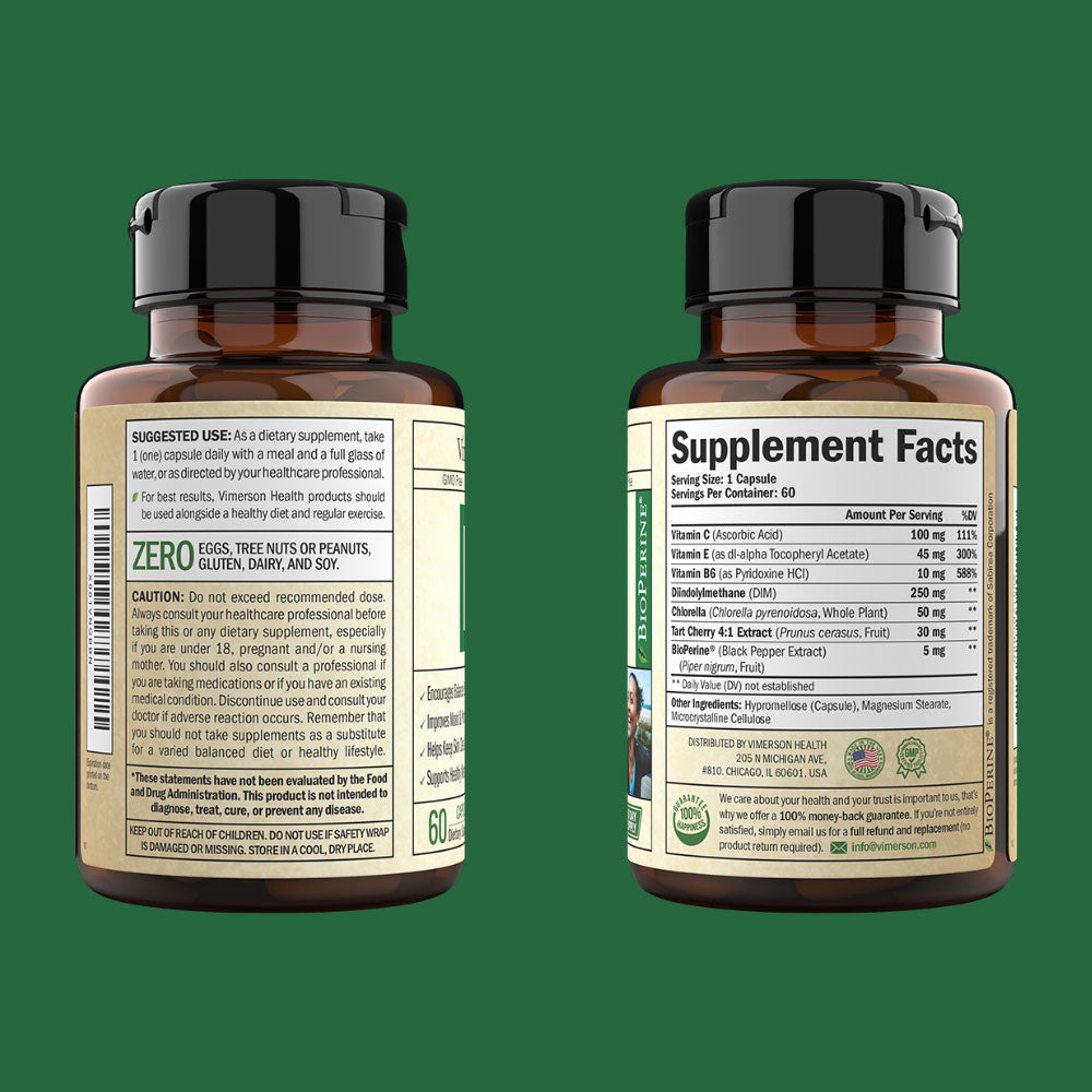 DIM + BIOPERINE SUPPLEMENT - MENOPAUSAL & ESTROGEN SUPPORT