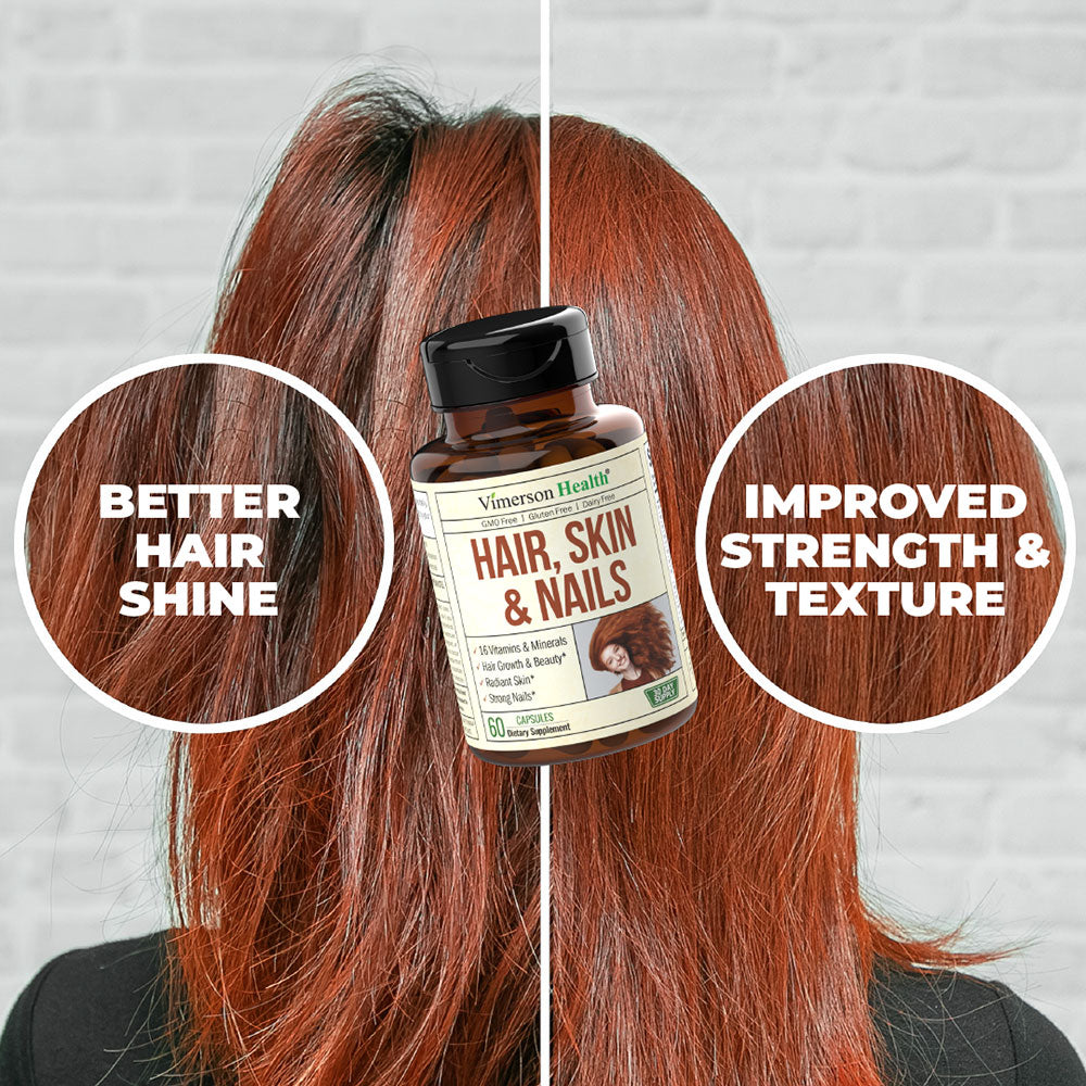 HAIR, SKIN & NAILS SUPPLEMENT - BEAUTY VITAMINS WOMEN & MEN