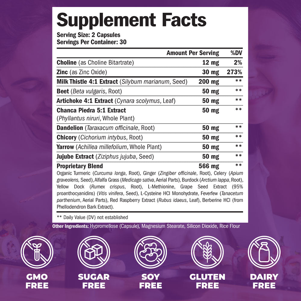 LIVER HEALTH SUPPLEMENT - LIVER CLEANSE, DETOX & REPAIR