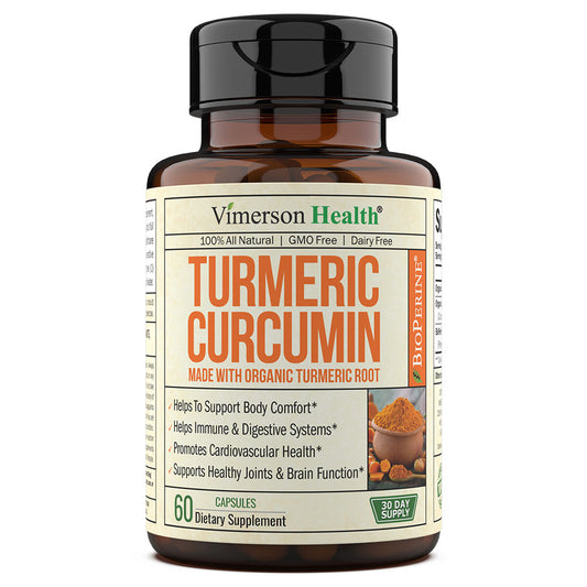 ORGANIC TURMERIC CURCUMIN SUPPLEMENT - IMMUNE & JOINT HEALTH