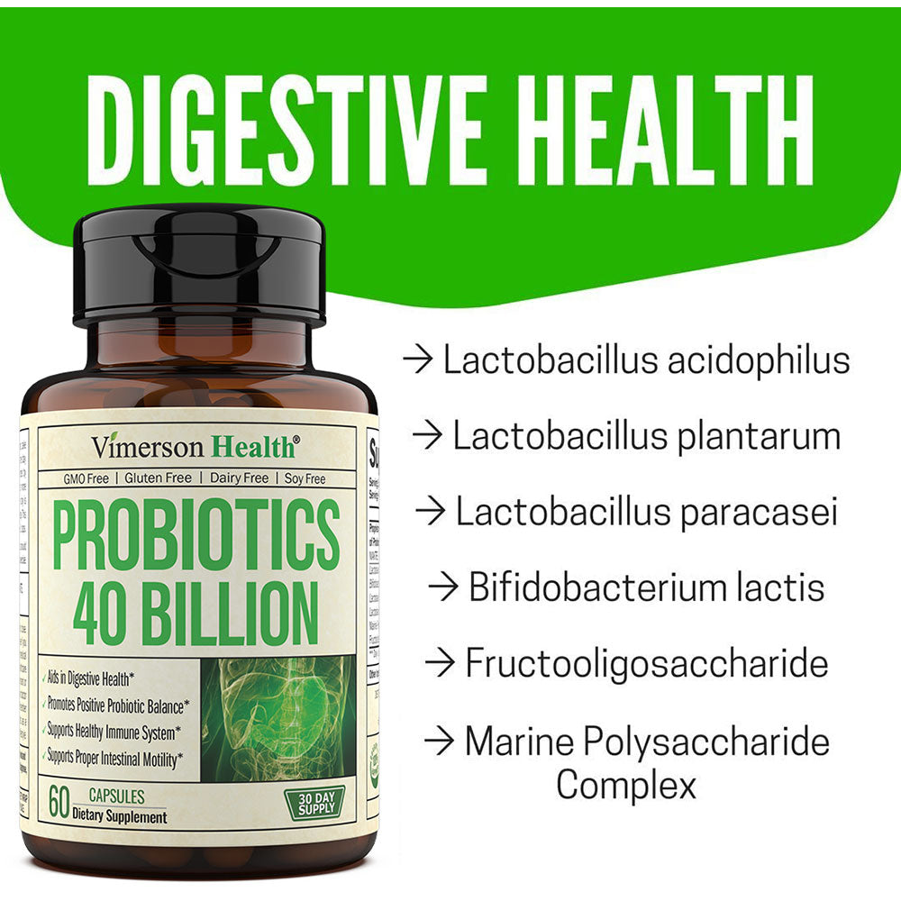 PROBIOTICS 40 BILLION CFU SUPPLEMENT