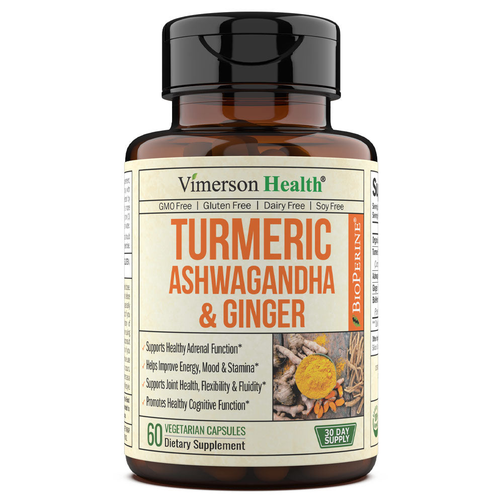 TURMERIC ASHWAGANDHA & GINGER SUPPLEMENT