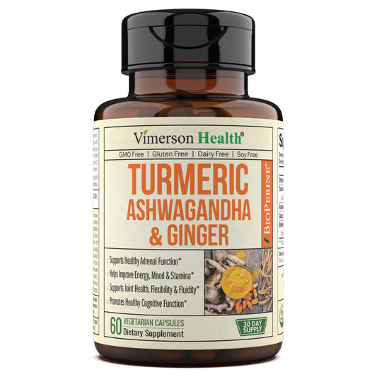 TURMERIC ASHWAGANDHA & GINGER SUPPLEMENT