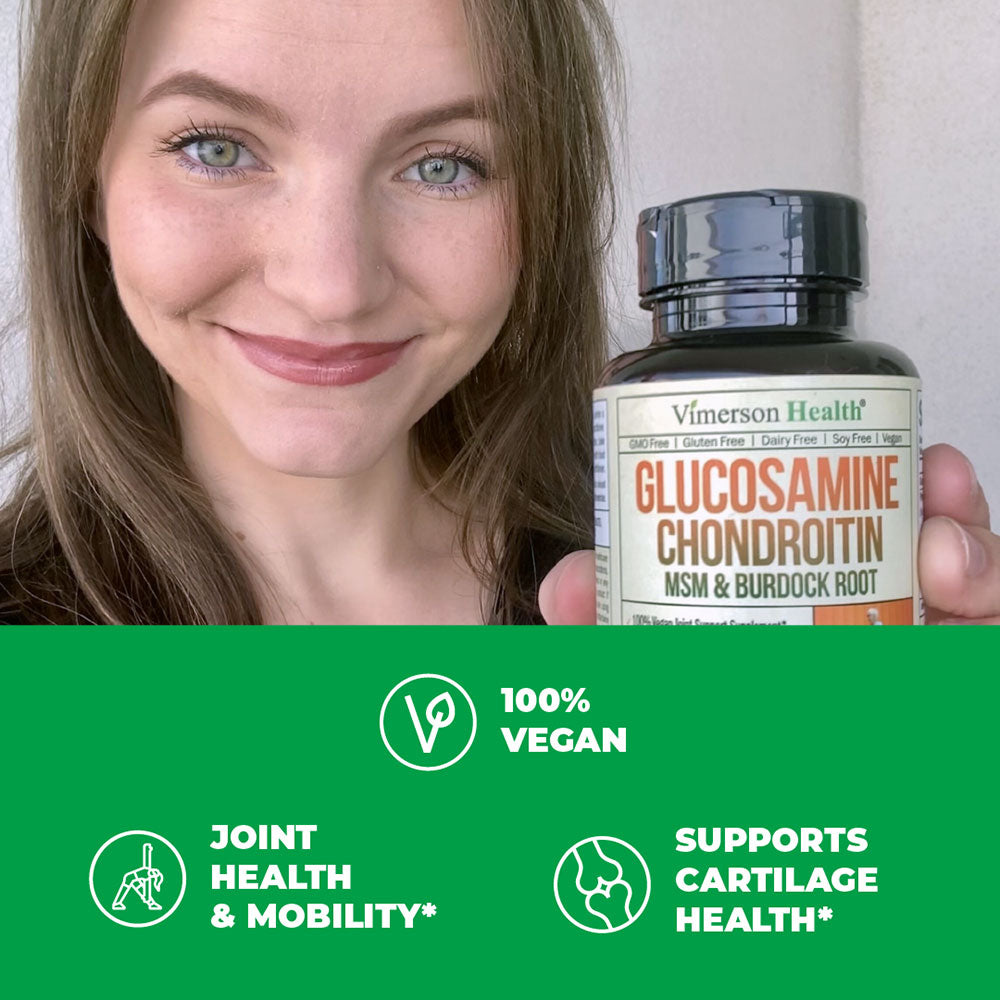 VEGAN GLUCOSAMINE SUPPLEMENT - CARTILAGE & JOINT HEALTH