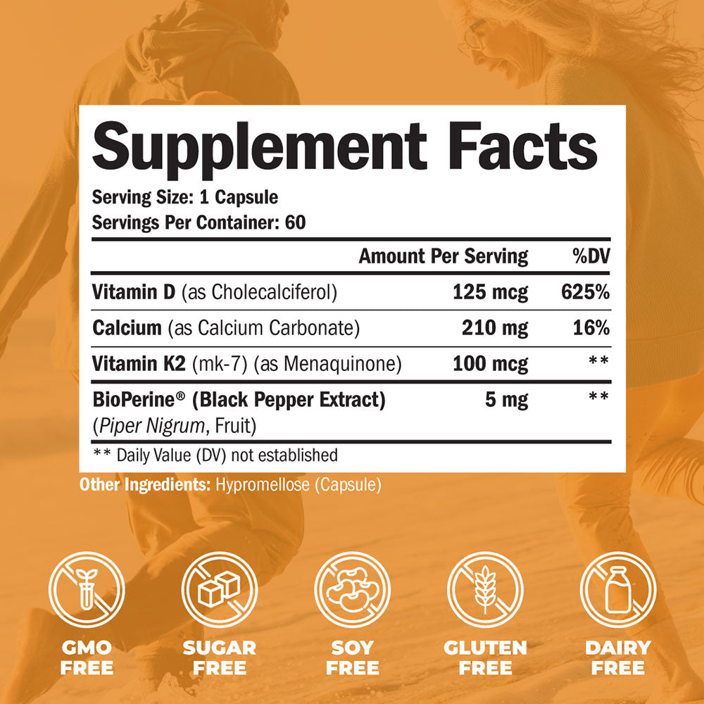 D3 + K2 & CALCIUM SUPPLEMENT