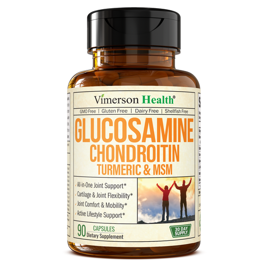 Vimerson Health Glucosamine Chondroitin Turmeric Msm Reviews Best GLUCOSAMINE CHONDROITIN + TURMERIC and MSM Supplement for JOINTS