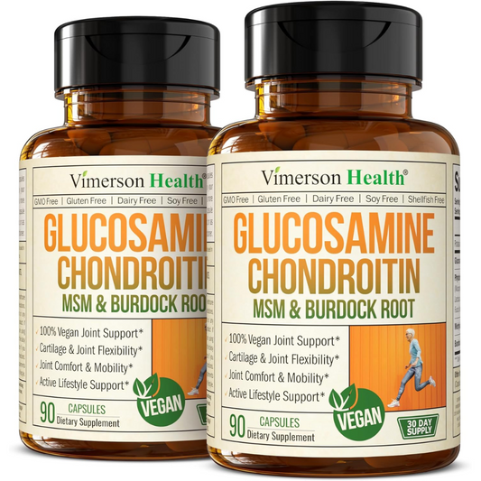 VEGAN GLUCOSAMINE CHONDROITIN MSM SUPPLEMENT 2 Pack