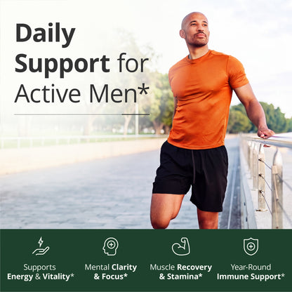 Multivitamin for Men: Vitamins, Minerals and Bioavailable D3 for Focus and Energy Support – Daily Mens Multivitamins and Multiminerals – 60 Liquid Capsules