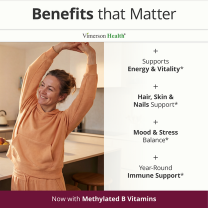 Multivitamin for Women: Methylated B Vitamins, Chelated Minerals and Bioavailable D3 for Focus and Energy Support – Daily Womens Multivitamins and Multiminerals – 60 Capsules