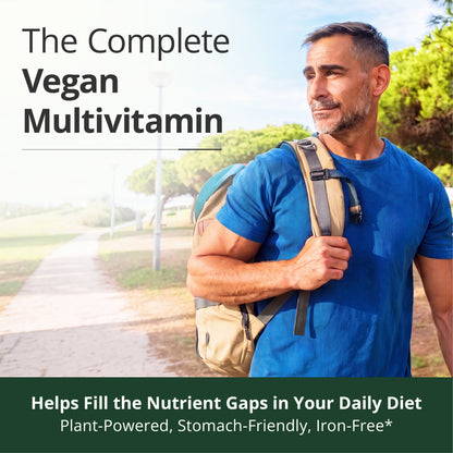 Vegan Multivitamin for Women and Men: Vitamins, Chelated Minerals and Bioavailable D3 for Focus and Energy Support – Daily Womens and Mens Multivitamins & Multiminerals – 90 Tablets
