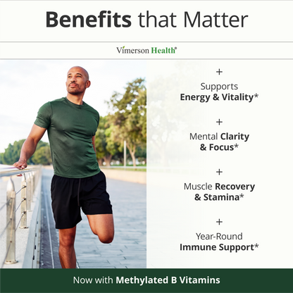Multivitamin for Men with Methylated Vitamins and Chelated Minerals for Energy, Focus and Immune Health – Premium Daily Mens Multivitamins & Multiminerals – 60 Capsules