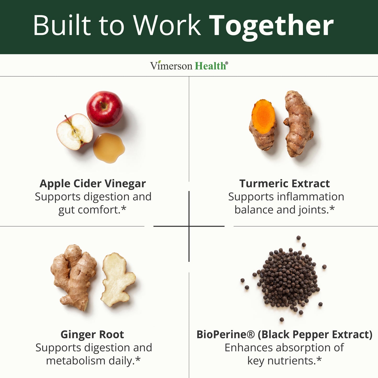 Organic Apple Cider Vinegar Capsules – Turmeric and Apple Cider Vinegar, Ginger Root + Bioperine for Max Absorption – Aids Metabolism, Energy & Inflammation Balance – Tumeric ACV Capsules - 60 Count