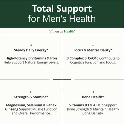 Multivitamin for Men: Vitamins, Minerals and Bioavailable D3 for Focus and Energy Support – Daily Mens Multivitamins and Multiminerals – 60 Liquid Capsules