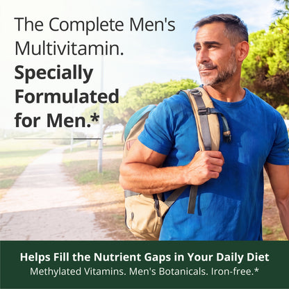 Multivitamin for Men: Methylated B Vitamins, Chelated Minerals and Bioavailable D3 for Focus and Energy Support – Daily Mens Multivitamins and Multiminerals – 60 Capsules
