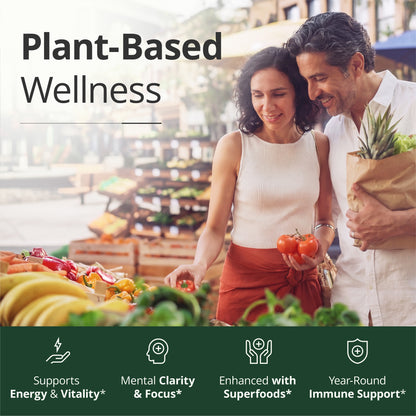 Vegan Multivitamin for Women and Men: Vitamins, Chelated Minerals and Bioavailable D3 for Focus and Energy Support – Daily Womens and Mens Multivitamins & Multiminerals – 90 Tablets