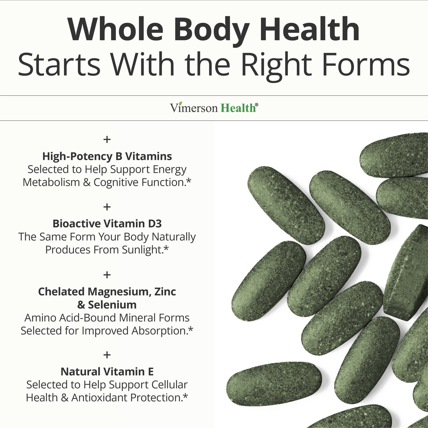 Vegan Multivitamin for Women and Men: Vitamins, Chelated Minerals and Bioavailable D3 for Focus and Energy Support – Daily Womens and Mens Multivitamins & Multiminerals – 90 Tablets