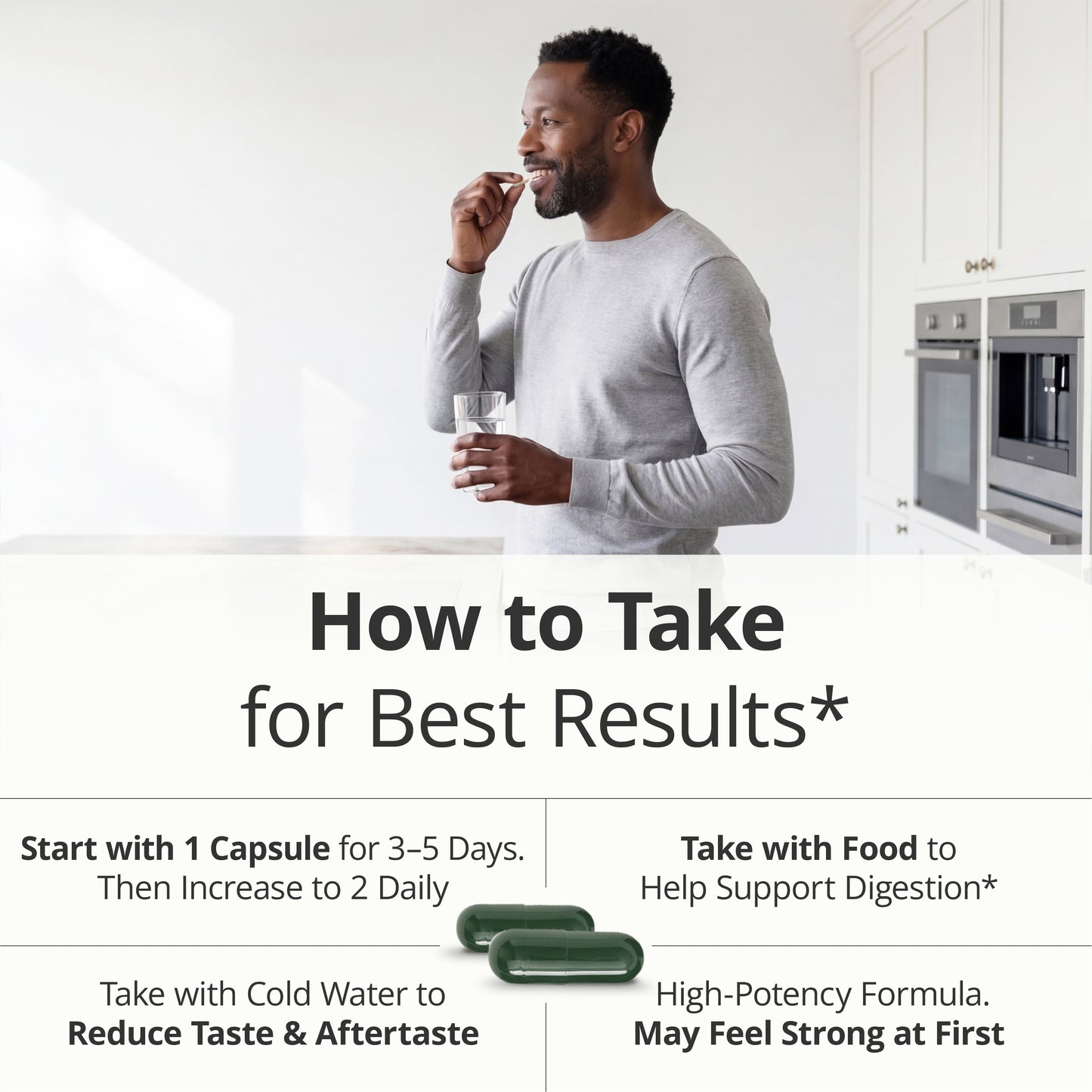 Multivitamin for Men: Vitamins, Minerals and Bioavailable D3 for Focus and Energy Support – Daily Mens Multivitamins and Multiminerals – 60 Liquid Capsules