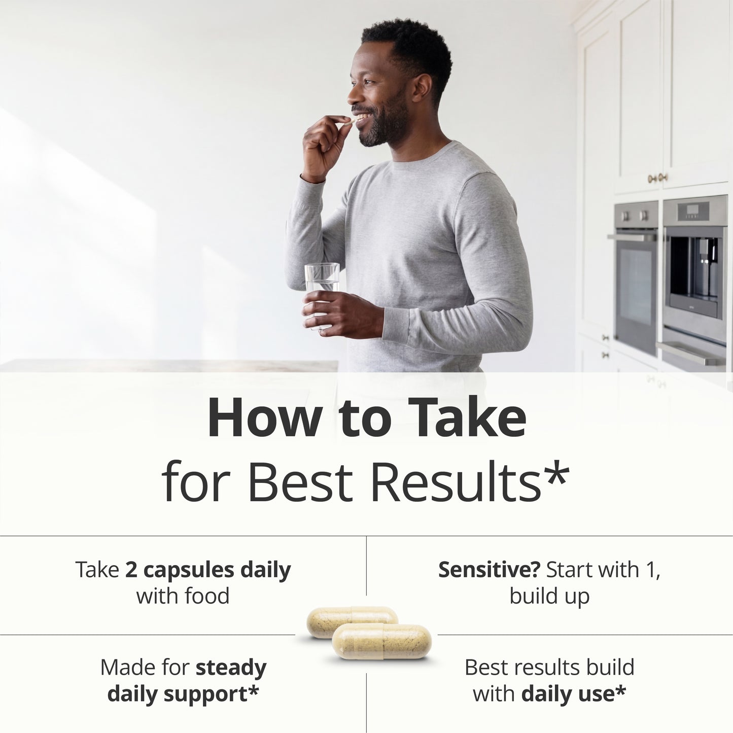 Multivitamin for Men: Methylated B Vitamins, Chelated Minerals and Bioavailable D3 for Focus and Energy Support – Daily Mens Multivitamins and Multiminerals – 60 Capsules