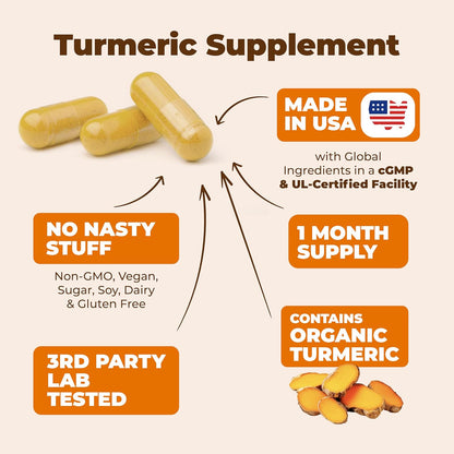 TURMERIC CURCUMIN SUPPLEMENT WITH BOSWELLIA SERRATA EXTRACT