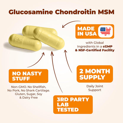 GLUCOSAMINE CHONDROITIN SUPPLEMENT 2 PACK