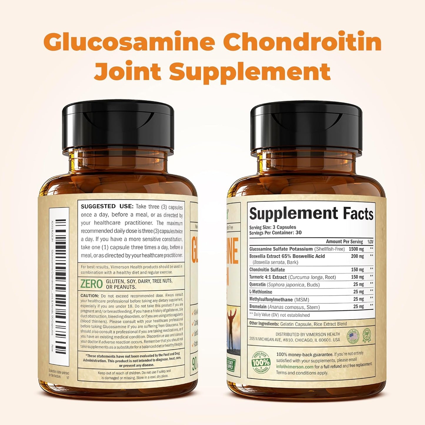 GLUCOSAMINE CHONDROITIN SUPPLEMENT 2 PACK