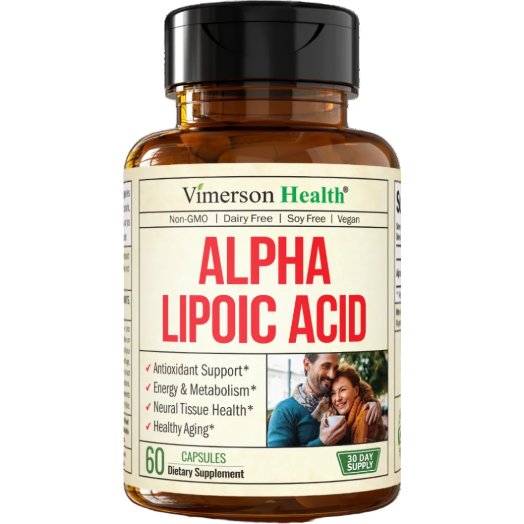 Alpha Lipoic Acid – High Potency 650mg ALA Supplement for Nerve and Brain Health, Antioxidant Support and Healthy Aging Aid – Vegan & Non-GMO – Stronger Than Alpha Lipoic Acid 600mg – 60 Capsules