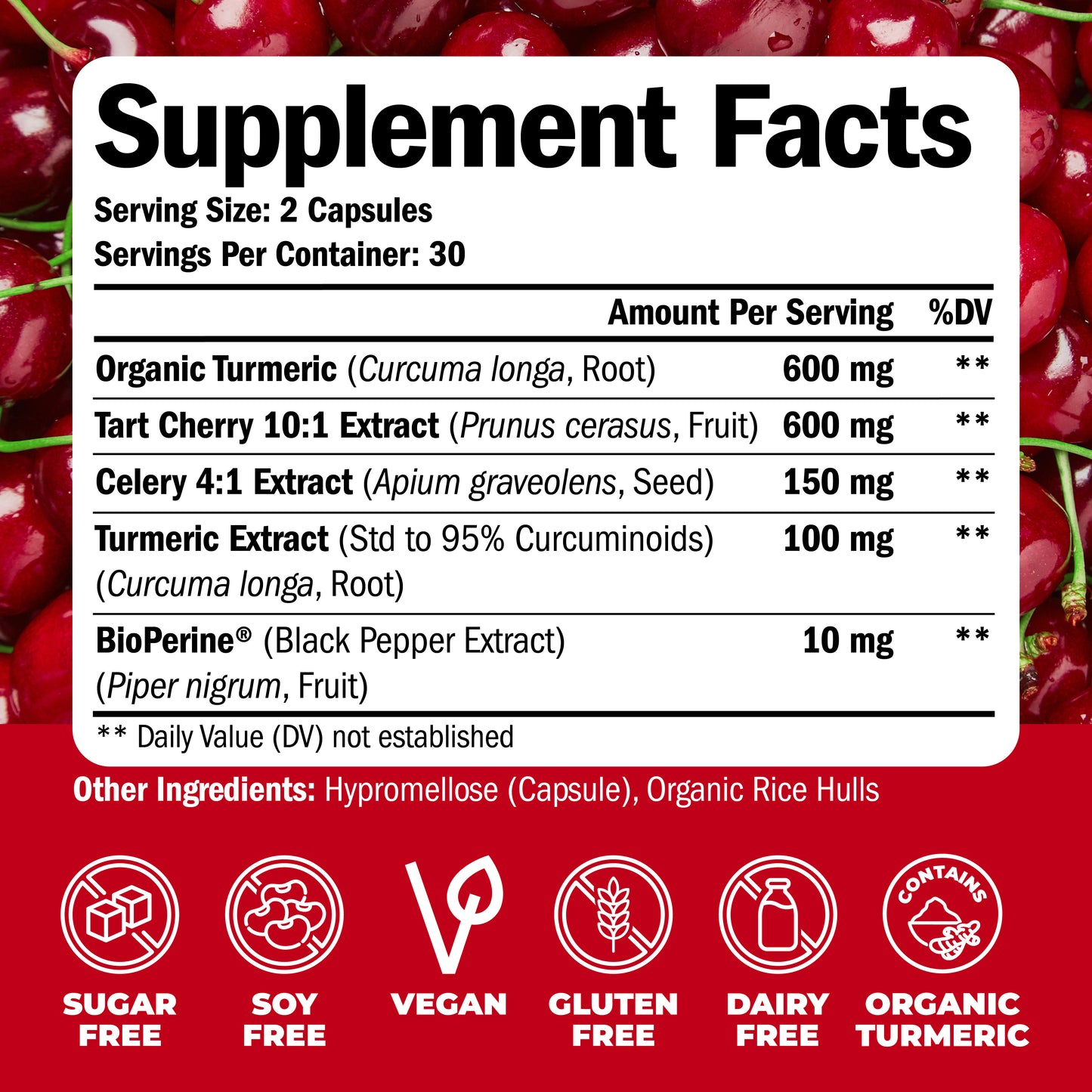 TURMERIC TART CHERRY SUPPLEMENT