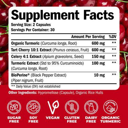 TURMERIC TART CHERRY SUPPLEMENT