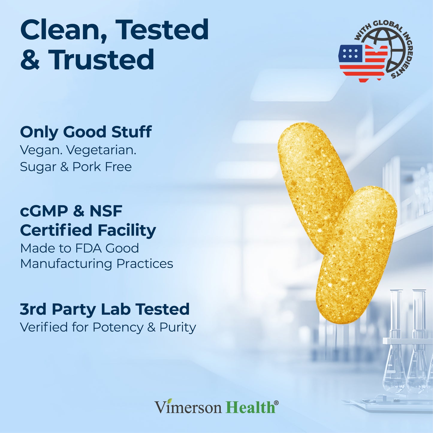 Vitamin B Complex with Vitamin B12, Niacin, Vitamin B2, Vitamin B6, Folic Acid 400mcg. B Complex Vitamins for Women & Men. Aids Mood, Energy, Nervous System & Immune Support. High Potency. One a Day