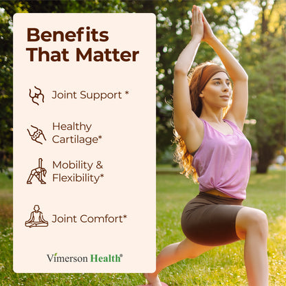 Glucosamine Sulfate 1500mg w/Potassium – FSA Eligible Joint Support Supplement for Cartilage, Bone & Joint Health, Occasional Discomfort Relief for Back, Knees & Hands – Glucosamine Complex 120 Tabs