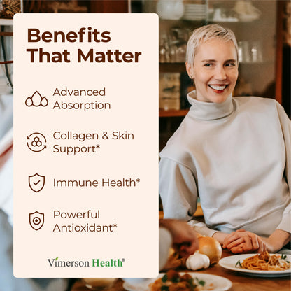 Liposomal Vitamin C 1000mg - Premium Absorption Vitamin C Powder - Immune Support Supplement - Vitamina C 1000mg - High Potency for Antioxidant Support - Gentle on Digestion & Fast Uptake. 60 Capsules
