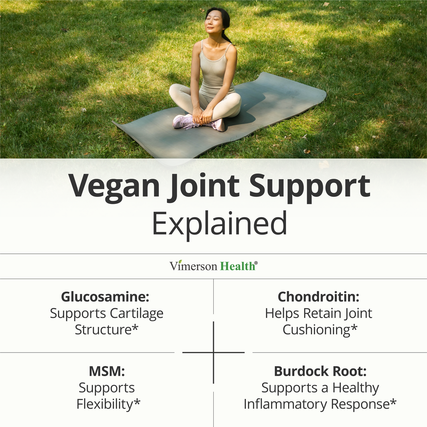 Glucosamine Chondroitin MSM – Joint Support Supplement for Women and Men with Glucosamine Sulfate 1500 mg, Chondroitin and MSM – for Cartilage, Joint Health and Flexibility – 90 Capsules, Vegan