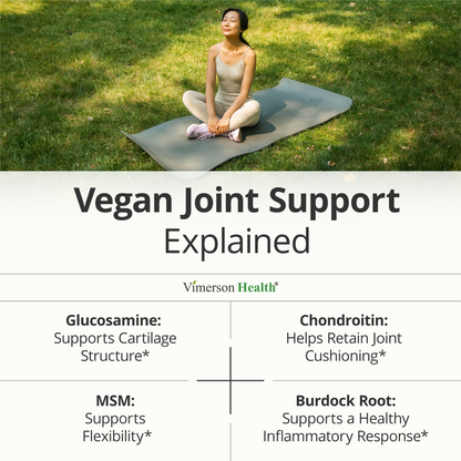 Glucosamine Chondroitin MSM – Joint Support Supplement for Women and Men with Glucosamine Sulfate 1500 mg, Chondroitin and MSM – for Cartilage, Joint Health and Flexibility – 90 Capsules, Vegan