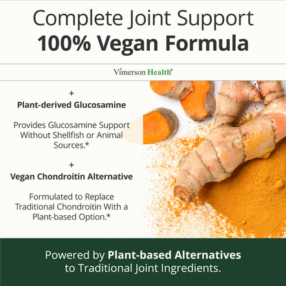 Glucosamine Chondroitin MSM – Joint Support Supplement for Women and Men with Glucosamine Sulfate 1500 mg, Chondroitin and MSM – for Cartilage, Joint Health and Flexibility – 90 Capsules, Vegan