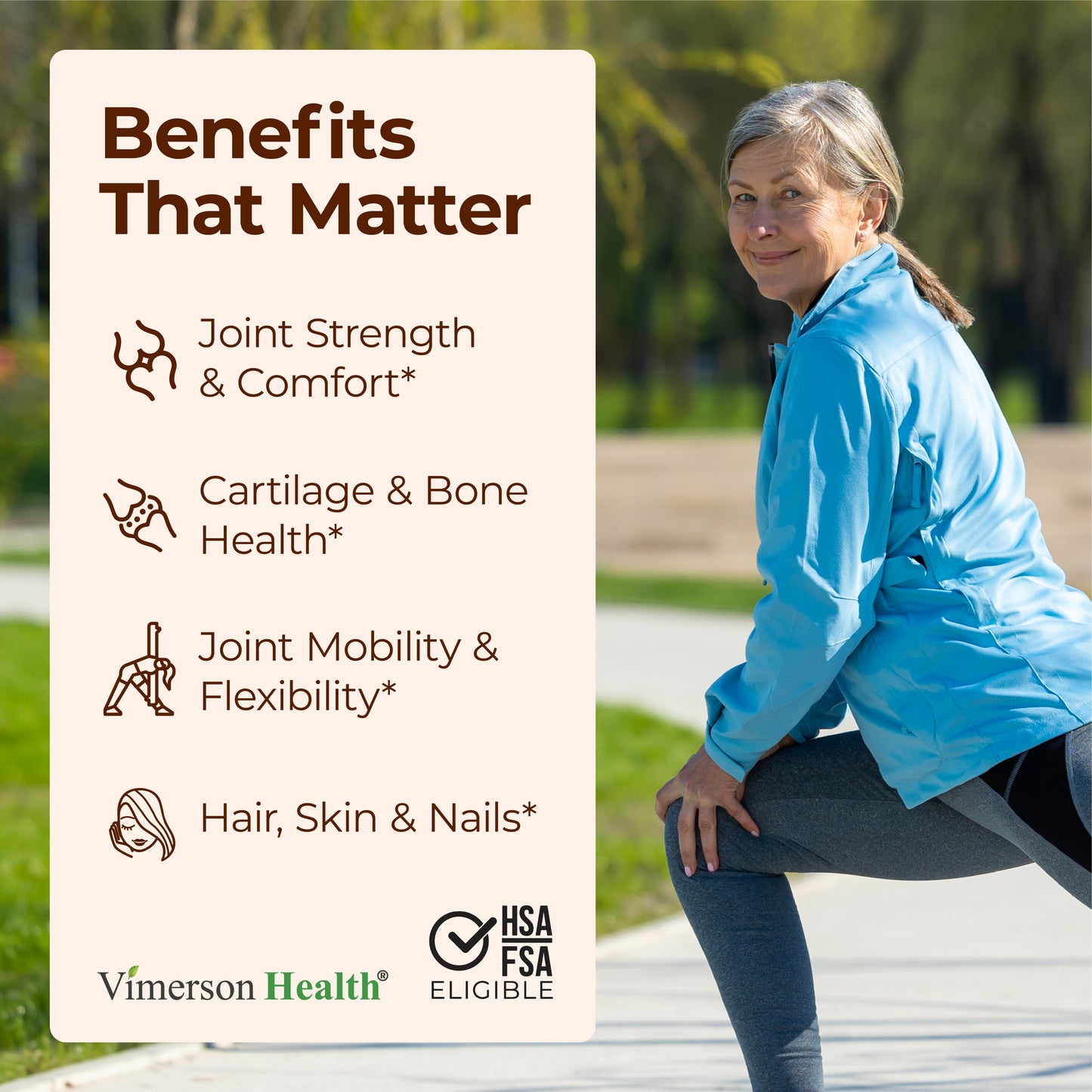 Glucosamine Chondroitin MSM with Hydrolyzed Collagen Peptides - Joint Support Supplement with Quercetin, Bromelain & Boswellia Extract - Collagen pills for Hair Skin Nails - FSA Eligible 120 Caps