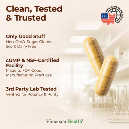 Glucosamine Chondroitin MSM with Hydrolyzed Collagen Peptides - Joint Support Supplement with Quercetin, Bromelain & Boswellia Extract - Collagen pills for Hair Skin Nails - FSA Eligible 120 Caps