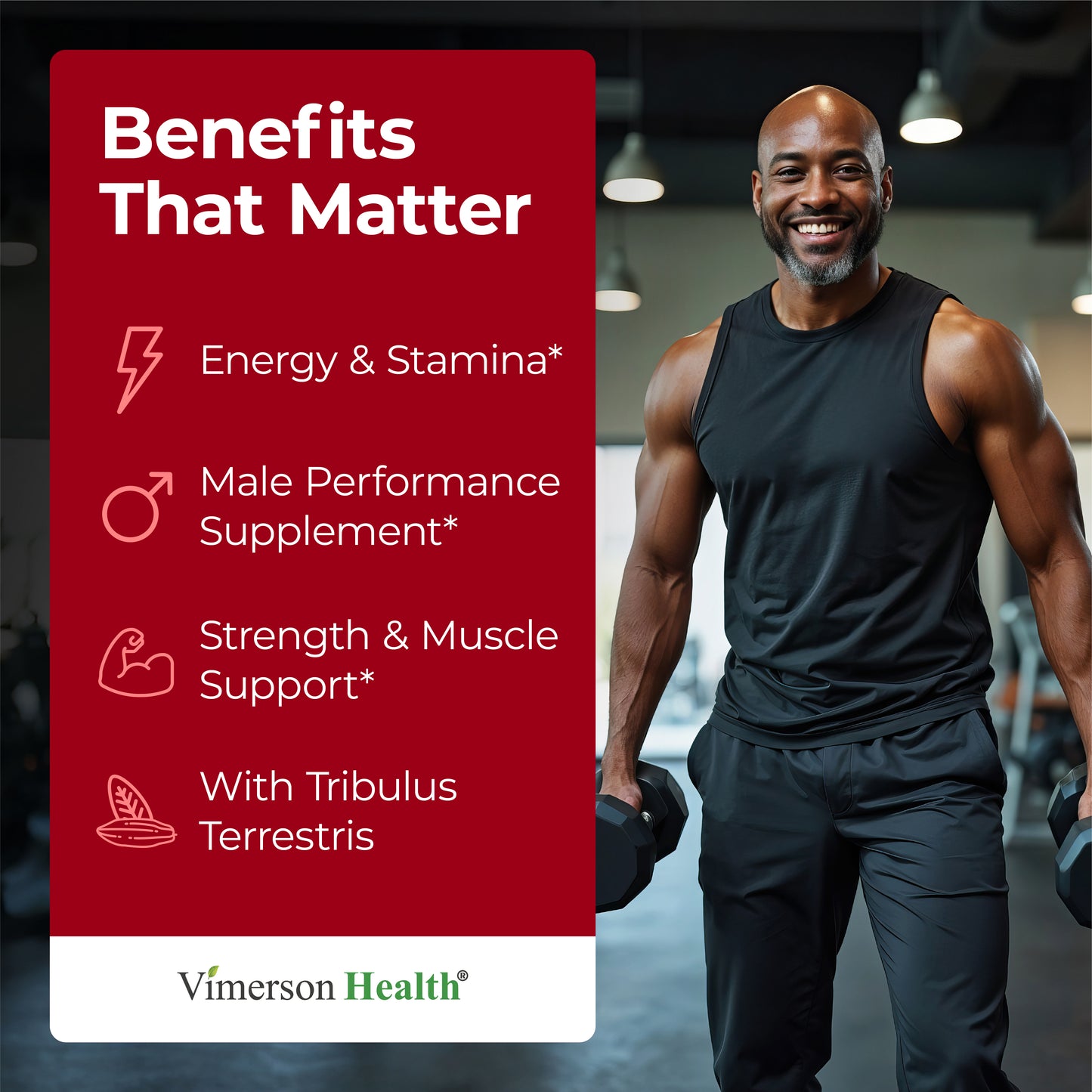 HornyGoatWeed for Men (1000mg per Serving) – Male Enhancing Supplement w/ Maca Root, Tongkat Ali, Saw Palmetto, Panax Ginseng, Tribulus Terrestris & L-Arginine for Energy, Drive & Strength, 60 Count