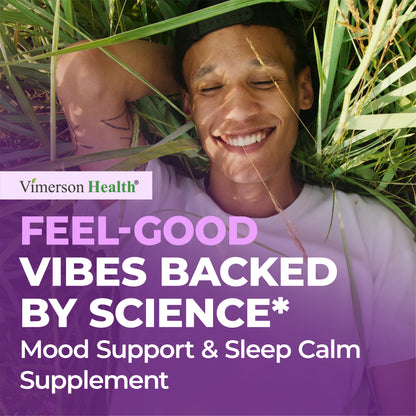 5HTP Serotonin Supplements for Women & Men. Sleep Aid & Occasional Stress Support - 5 HTP Plus Supplement 200 mg with Calcium for Sleep, Calm Mood, & Neurotransmitter Support. 60 Capsules made in USA