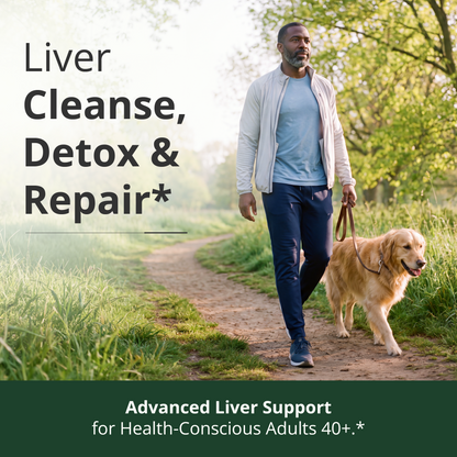 Liver Support with Artichoke Extract, Enzymes, Silymarin 50% Milk Thistle, Dandelion Root, Lipase & Protease, Solarplast® Antioxidants – Supports Detox, Digestion & Energy. 60 Capsules, 20 Day Supply