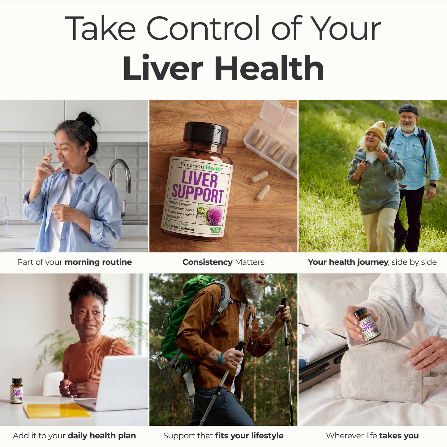 Vegan Liver Cleanse Detox & Repair – Herbal Liver Support Supplement w/ Silymarin Milk Thistle, Zinc, Dandelion Root & Artichoke Extract for Enzyme Support, Energy & Healthy Digestion. 60 Capsules