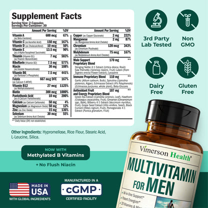 MULTIVITAMIN FOR MEN SUPPLEMENT