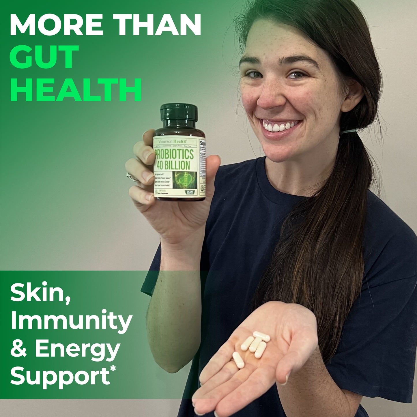 Probiotics for Women & Men with Prebiotics - 40 Billion CFU Probiotics for Digestive Health, Gut Health & Immune Support Supplement - Lactobacillus Acidophilus Probiotic - Vegetarian, Soy & Dairy Free