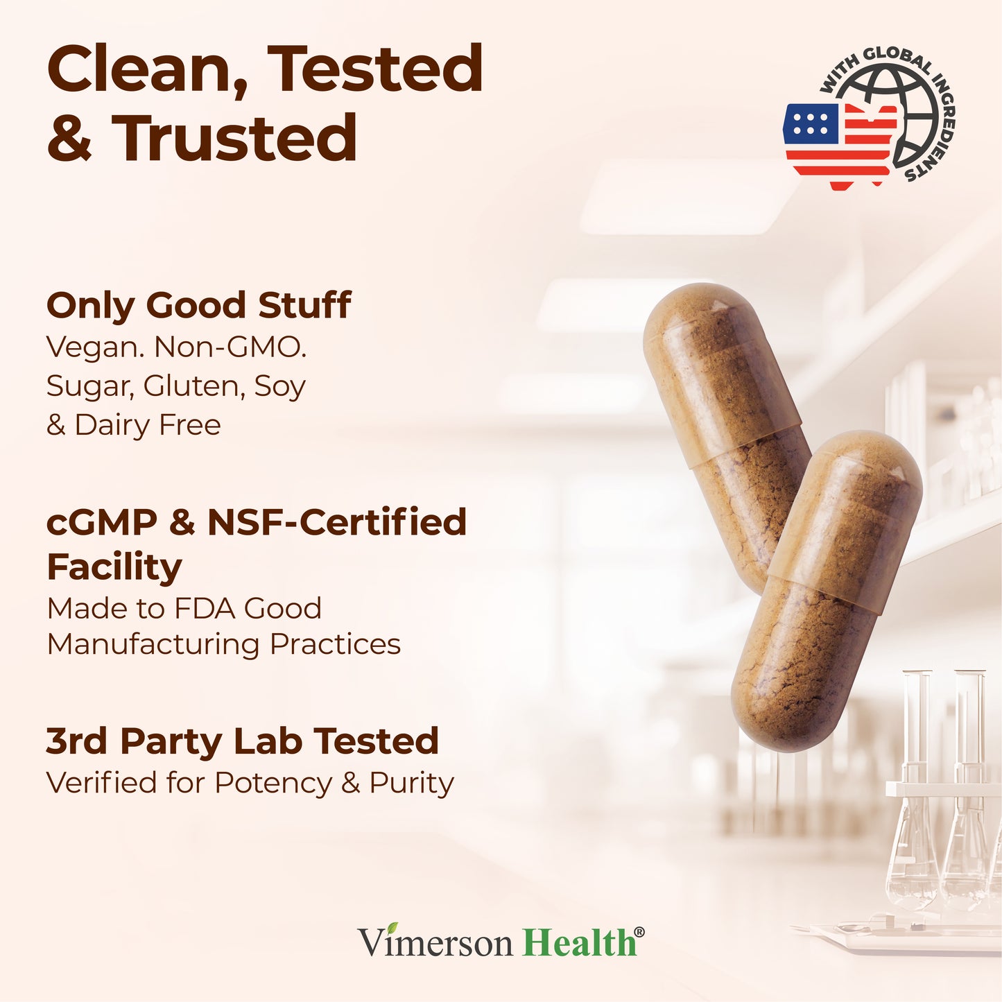 Organic Ceylon Cinnamon Capsules - Ceylon True Cinnamon Supplements (Canela de Ceylan) for Inflammation Balance, Cognitive Function, Metabolic, Antioxidant Support. Non-GMO. Vegan. 60 Caps Made in USA